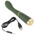 Emerald Love - Rechargeable, Waterproof G-spot Vibrator (Green) 