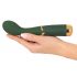 Emerald Love - Rechargeable, Waterproof G-spot Vibrator (Green) 