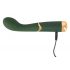 Emerald Love - Rechargeable, Waterproof G-spot Vibrator (Green) 