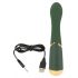 Emerald Love - rechargeable, waterproof G-spot vibrator (green)