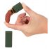 Emerald Love - Rechargeable, Waterproof Lipstick Vibrator (Green-Burgundy) 