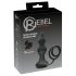 Rebel 2in1 - Wireless Anal Vibrator with Cock Ring (Black) 