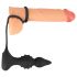 Rebel 2in1 - Wireless Anal Vibrator with Cock Ring (Black) 