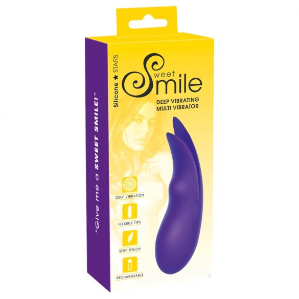 SMILE Multi - Rechargeable, Extra Strong Clitoral Vibrator (Purple) 