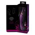 Javida - 2in1 Rechargeable Clitoral Stimulator and Vibrator Set (Purple) 