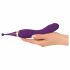 Javida - 2in1 Rechargeable Clitoral Stimulator and Vibrator Set (Purple) 