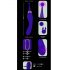 Javida - 2-in-1 Rechargeable Clitoral Stimulator and Vibrator Set (Purple)