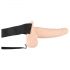 You2Toys Strap-On - Hollow, Wearable Vibrator (Natural)