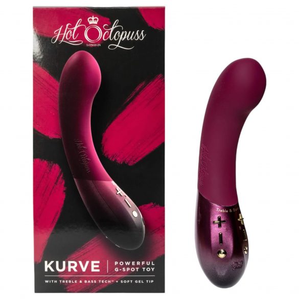 Hot Octopuss Kurve - Rechargeable, Waterproof G-spot Vibrator (Purple) 