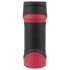 WYNE 04 - Rechargeable Vibrating-Suction Masturbator (Black-Red)