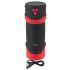 WYNE 04 - Rechargeable Vibrating Suction Masturbator (Black-Red) 