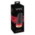 WYNE 01 - Battery-Powered, Vibrating-Suction, Warming Masturbator (Black) 