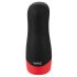 WYNE 01 - Battery-Powered, Vibrating-Suction, Warming Masturbator (Black) 