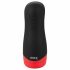 WYNE 01 - Battery-Powered, Vibrating-Suction, Warming Masturbator (Black) 