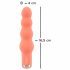 You2Toys Peachy! Mini Beads - Rechargeable Beaded Vibrator (Peach) 