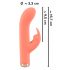 You2Toys Peachy! Mini Rabbit - Rechargeable Bunny Vibrator (Peach) 