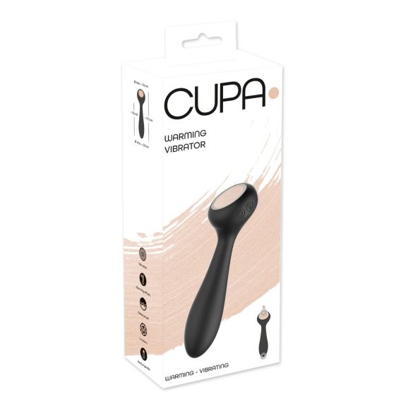 You2Toys CUPA - Rechargeable, Warming 2in1 Vibrator (Black) 