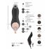 You2Toys CUPA - Rechargeable, Warming Clitoral Vibrator (Black) 