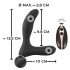 ANOS RC - rechargeable, wireless prostate vibrator (black)