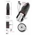 WYNE 02 - Rechargeable Vibrating-Suction Pleasure Device (Black-White)