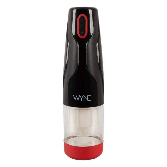 WYNE 05 - Rechargeable Rotating Masturbator (Black-White) 