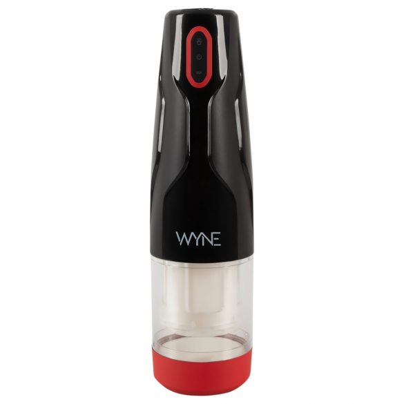 WYNE 05 - Rechargeable Rotating Masturbator (Black-White) 