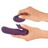 Javida RC - Wireless 2-Function Clitoral Vibrator (Purple) 