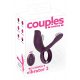 Couples Choice - Rechargeable Wireless Penis Ring (Purple) 