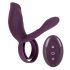 Couples Choice - Rechargeable Wireless Penis Ring (Purple) 