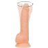 Naked Addiction 8-inch Rechargeable Rotating Vibrator - Natural 