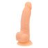 Naked Addiction 8-inch Rechargeable Rotating Vibrator - Natural 