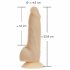 Naked Addiction 7 Rotating Rechargeable Vibrator (18cm) - Natural 