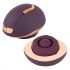 Belou - Rechargeable Rotating Vulva Massager Vibrator (Purple)