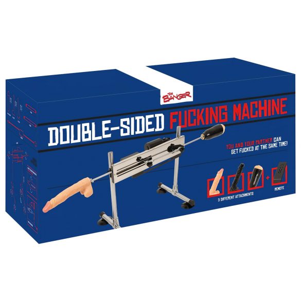 Dual Pleasure Machine - Double Fun with 2 Attachments