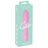 Cuties Mini 3 - Rechargeable, Waterproof, Ribbed Vibrator (Pink) 