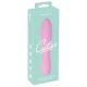 Cuties Mini 3 - Rechargeable, Waterproof, Ribbed Vibrator (Pink) 