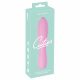 Cuties Mini 3 - Rechargeable, Waterproof, Ribbed Vibrator (Pink) 