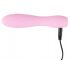 Cuties Mini 3 - Rechargeable, Waterproof, Ribbed Vibrator (Pink) 