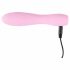 Cuties Mini 3 - Rechargeable, Waterproof, Ribbed Vibrator (Pink) 