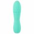 Cuties Mini 3 - Rechargeable, Waterproof, Geometric Vibrator (Green) 