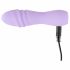 Cuties Mini 3 - Rechargeable, Waterproof, Spiral Vibrator (Purple) 