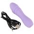 Cuties Mini 3 - Rechargeable, Waterproof, Spiral Vibrator (Purple) 