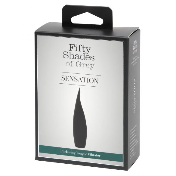 Fifty Shades of Grey Sensation - Rechargeable Tongue Vibrator (Black)