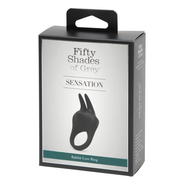 Fifty Shades of Grey - Clitoral Stimulating Cock Ring (Black) 