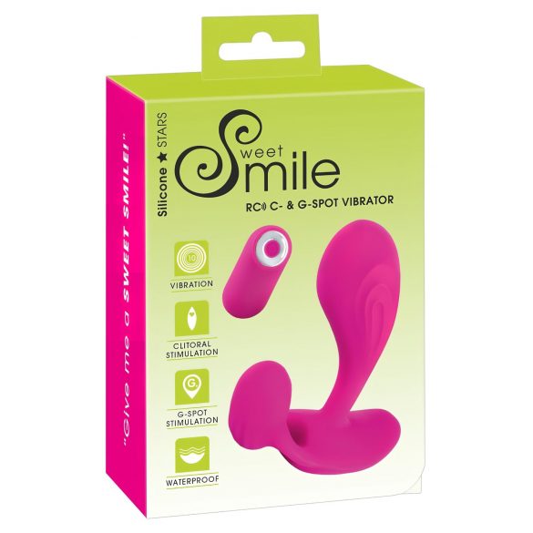 SMILE RC - Rechargeable, Wireless G-spot Vibrator (Pink) 