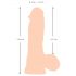 Nature Skin - Realistic Feel Dildo - 20cm (Natural)