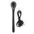 Rechargeable Black Urethral Vibrator Plug (1.1cm)