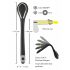 Rechargeable Black Urethral Vibrator Plug (1.1cm)