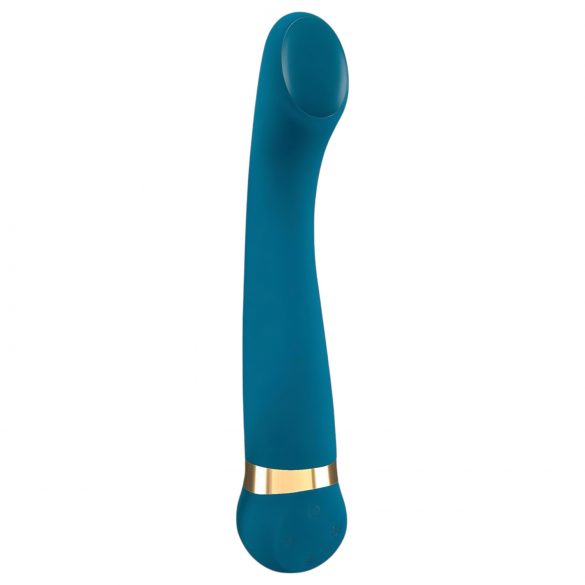 Hot 'n Cold - rechargeable G-spot vibrator (turquoise)