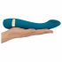 Hot 'n Cold - Rechargeable Cooling and Warming G-Spot Vibrator (Turquoise) 